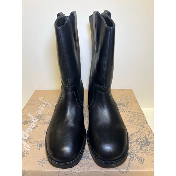 Free People Easton Equestrian Black Leather Womens Size 6.5 (37.5) NEW! - Picture 3 of 10